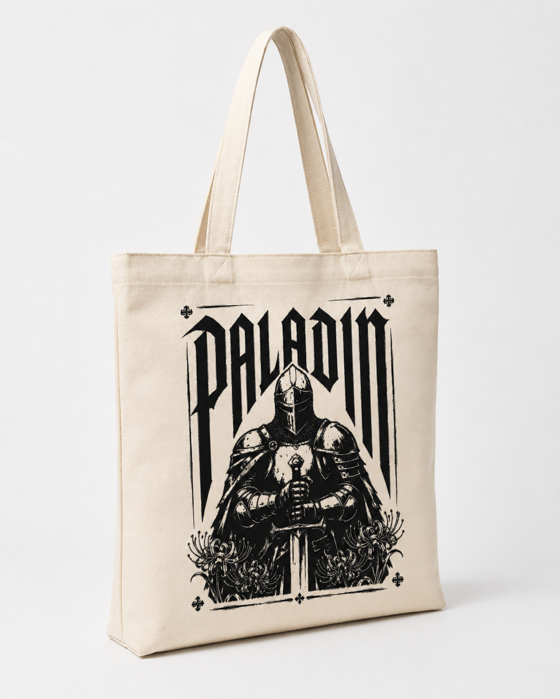 Paladin Knight Canvas Tote Bag