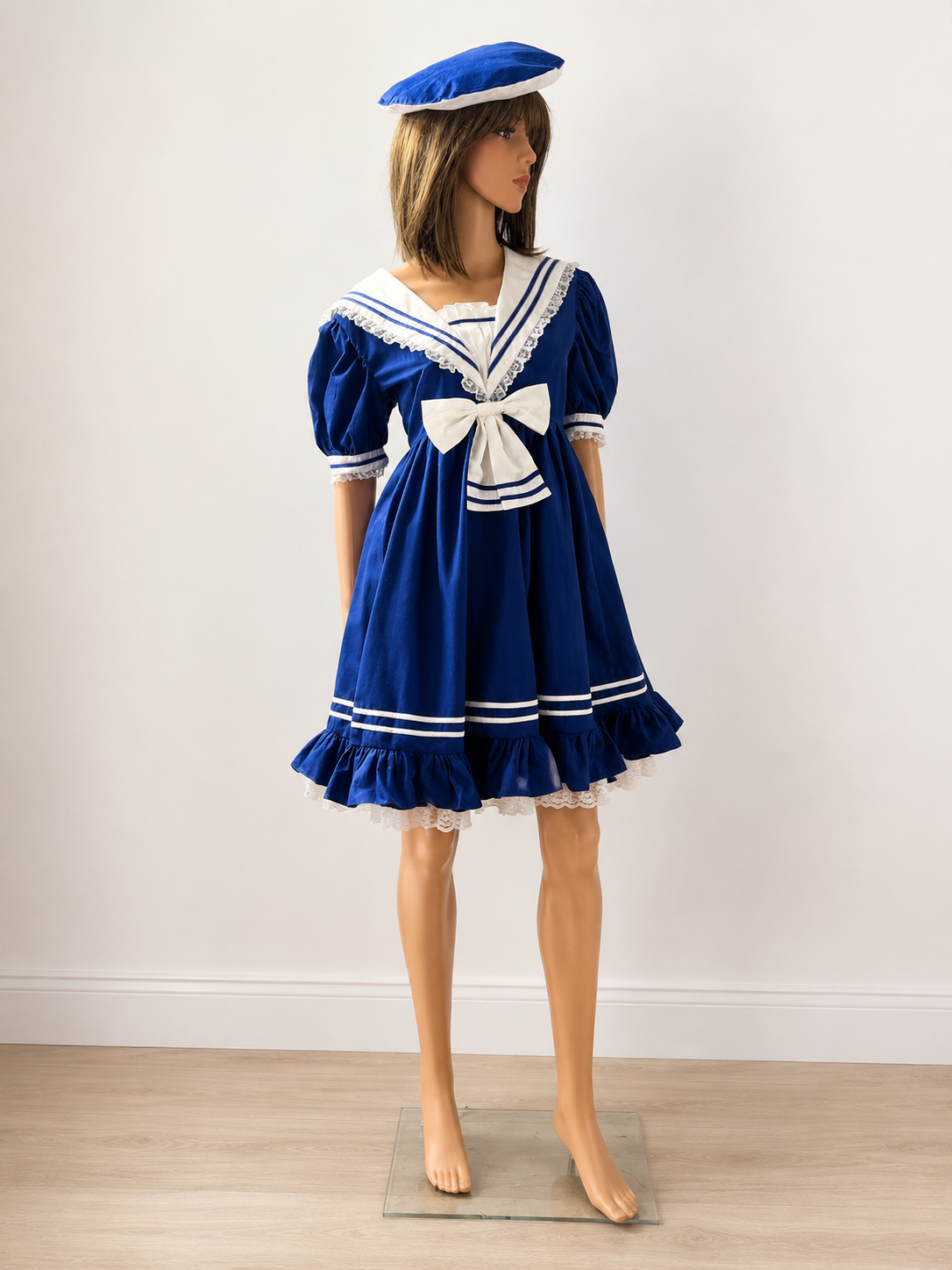 Sailor Outfit – Handmade Nautical Dress with Beret