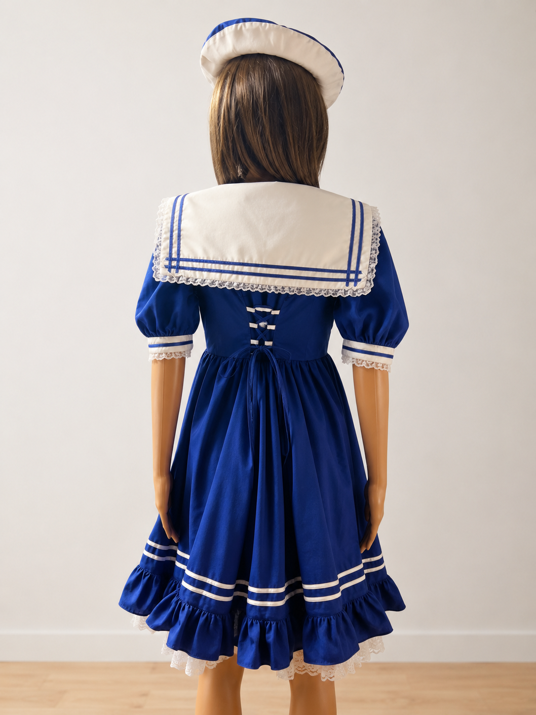 Sailor Outfit – Handmade Nautical Dress with Beret