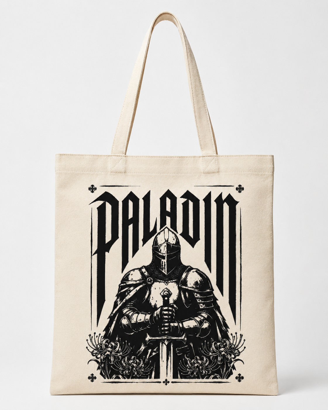 Paladin Knight Canvas Tote Bag