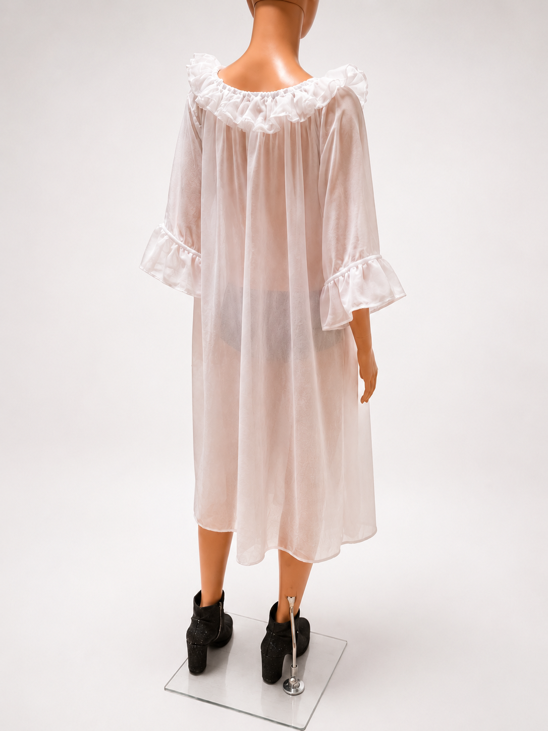 Sheer Renaissance Nightgown Dress – Romantic Peasant Chemise